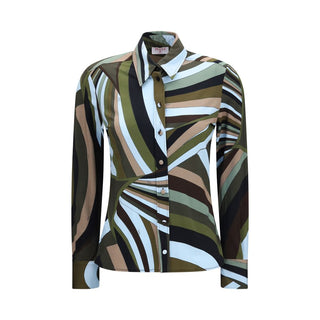 Multicolor Viscose Pattern Shirt