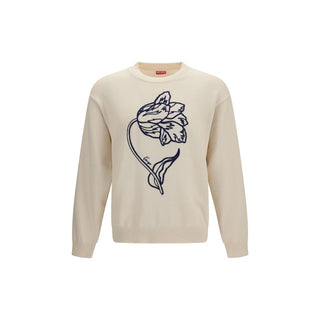 Beige Cotton Sweatshirt