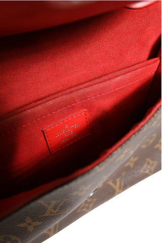 Saint Michel Monogram Epi Shoulder Bag Coquelicot