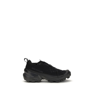 Black Nylon Athletic Sneakers