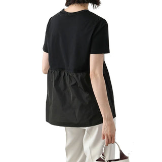 Black Cotton T-Shirt