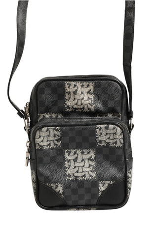 Black Damier Graphite Canvas Amazon Christopher Nemeth Shoulder Bag