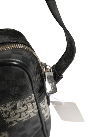Black Damier Graphite Canvas Amazon Christopher Nemeth Shoulder Bag