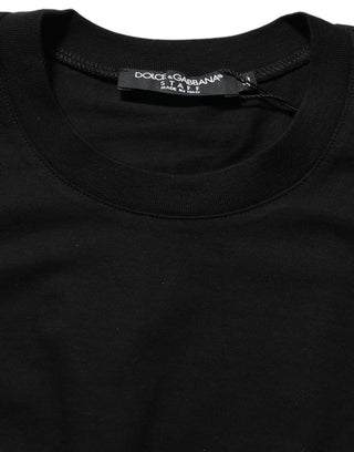 Black Long Sleeves Crew Neck Pullover Sweater