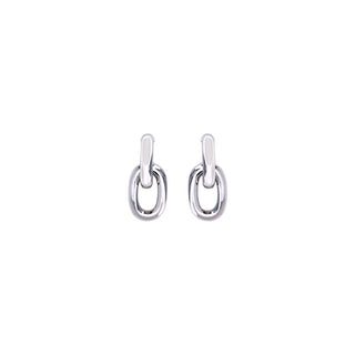 Silver Resin Earrings