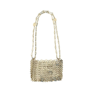 Bicolor Brass Shoulder Bag