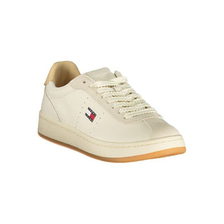 Beige Polyurethane Womens Sneaker