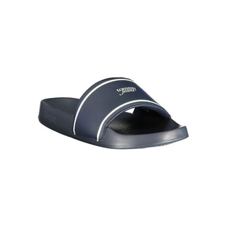 Blue Polyurethane Women's Slipper