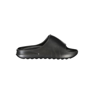 Black Polyurethane Women's Slipper