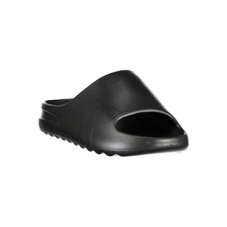 Black Polyurethane Women's Slipper
