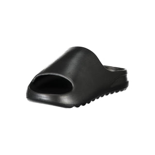 Black Polyurethane Women's Slipper