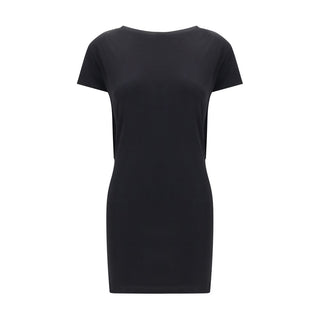 Vestido de cóctel de viscosa negro