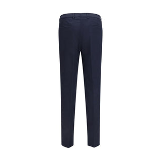 Black Cotton Chino Pants