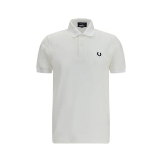 White Cotton Polo Shirt
