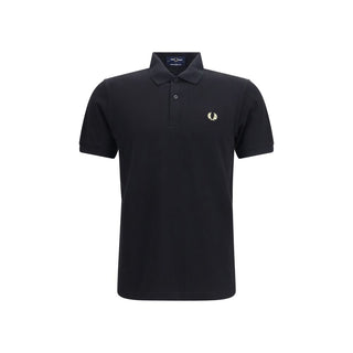 Black Cotton Polo Shirt