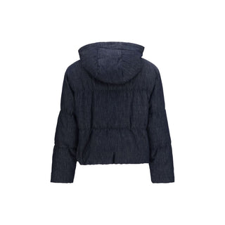 Blue Cotton Shell Jacket