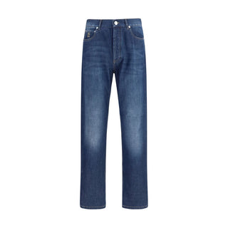 Blue Cotton Jeans Denim