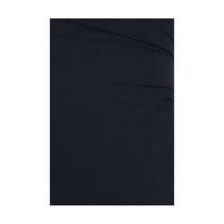 Traje de baño de una pieza de poliamida negro