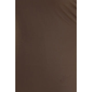 Brown Polyamide One-Piece Swimsuit