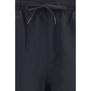 Black Recycled Polyester Short And Mini Shorts