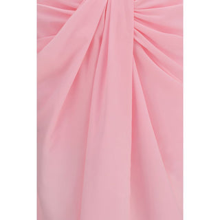 Multicolor Polyester Midi Skirt