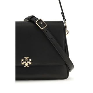 Bolso de hombro Bos Taurus de piel de becerro negra