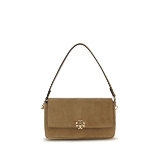 Beige Leather Shoulder Bag