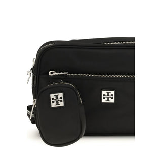 Black Polyamide Shoulder Bag