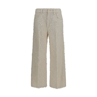 Pantalones cortos de algodón beige