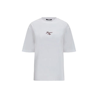 Camiseta de algodón blanca
