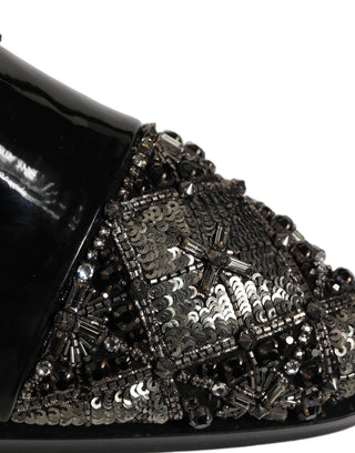 Black Embellished Men Derby Dress Formal Shoes