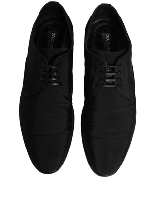 Black Suede Lace Up Derby Dress Formal Shoes