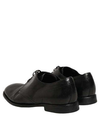 Black Leather Lace Up Derby Dress Formal Shoes