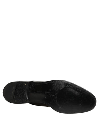 Black Leather Lace Up Derby Dress Formal Shoes