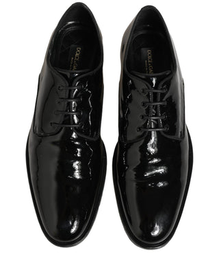 Black Leather Lace Up Derby Dress Formal Shoes