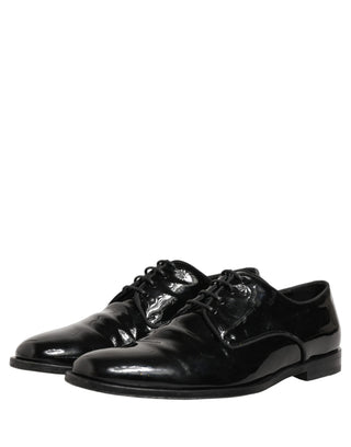 Black Leather Lace Up Derby Dress Formal Shoes