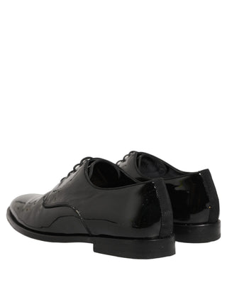 Black Leather Lace Up Derby Dress Formal Shoes