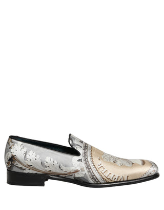 Zapatos mocasines de vestir romanos multicolor sin cordones