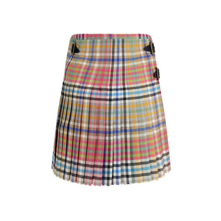 Multicolor Wool Oves Aries Mini Skirt