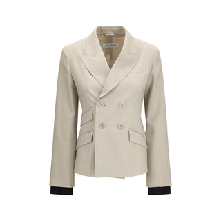 Blazer de lana beige Oves Aries