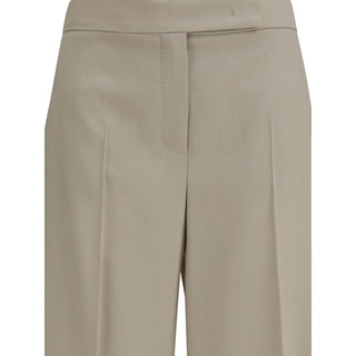 Pantalones cortos bermuda de lana beige Oves Aries