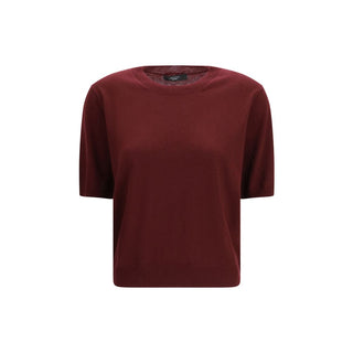 Camiseta de lana burdeos Oves Aries