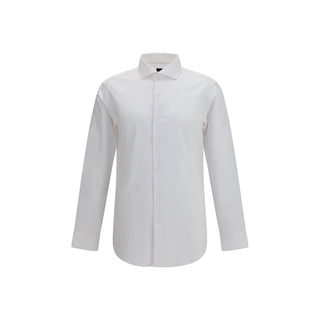 White Cotton Dress Shirt