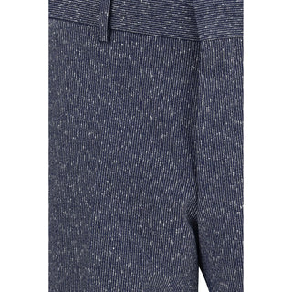 Blue Viscose Two-Piece Suit
