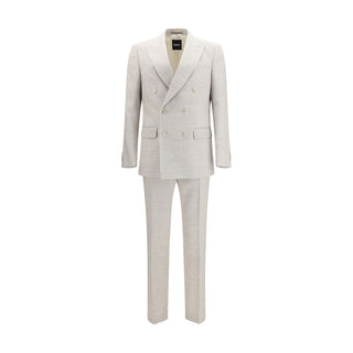 Gray Linen Two-Piece Suit