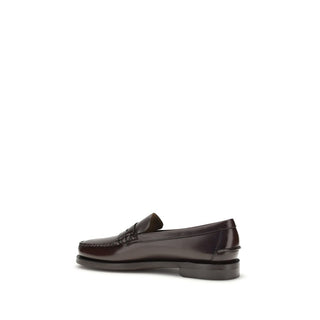 Brown Calf Leather Bos Taurus Slip-On Loafers