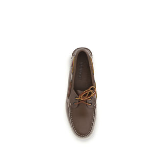 Brown Calf Leather Bos Taurus Loafers