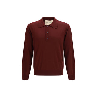 Bordeaux Wool Oves Aries Polo Shirt