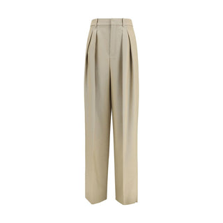 Beige Wool Oves Aries Dress Pants