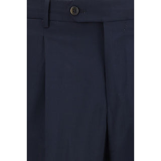 Pantalones casuales Aries de lana azul